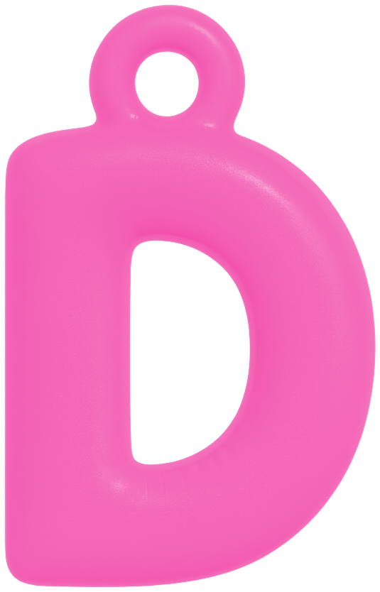 FUNKY LETTER CHARM A-M