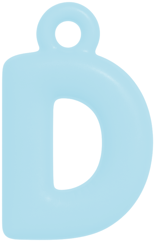 FUNKY LETTER CHARM A-M