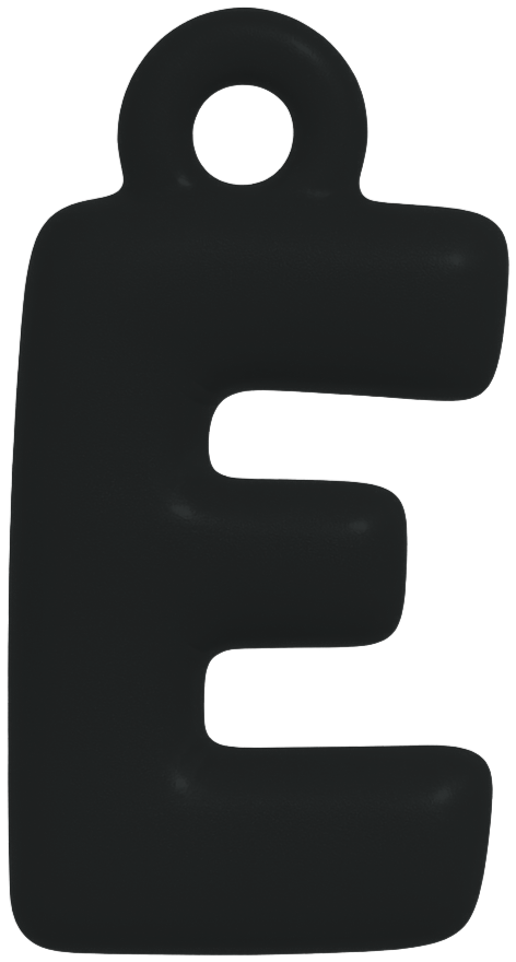 FUNKY LETTER CHARM A-M