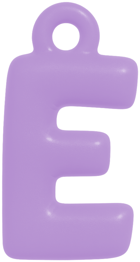 FUNKY LETTER CHARM A-M