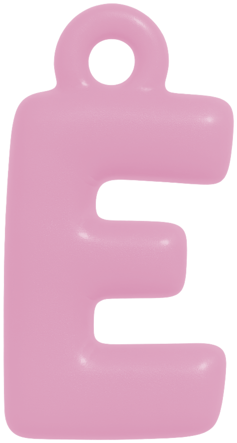 FUNKY LETTER CHARM A-M