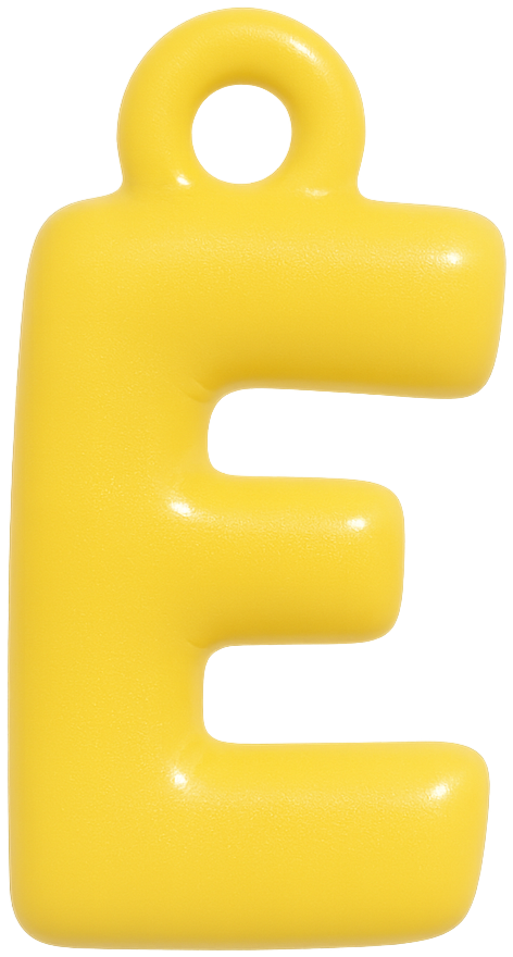 FUNKY LETTER CHARM A-M