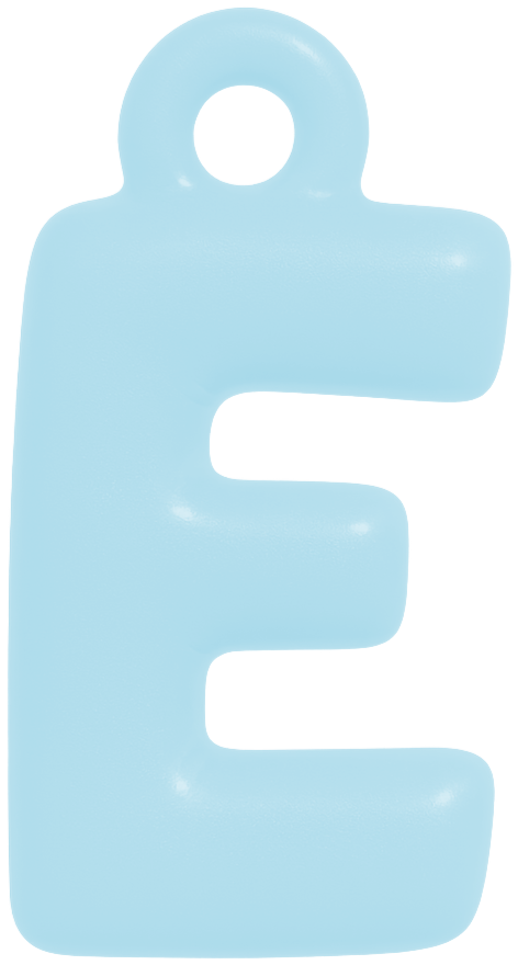 FUNKY LETTER CHARM A-M