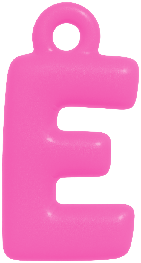 FUNKY LETTER CHARM A-M