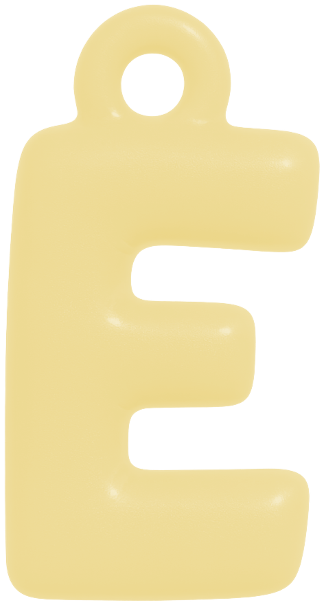 FUNKY LETTER CHARM A-M