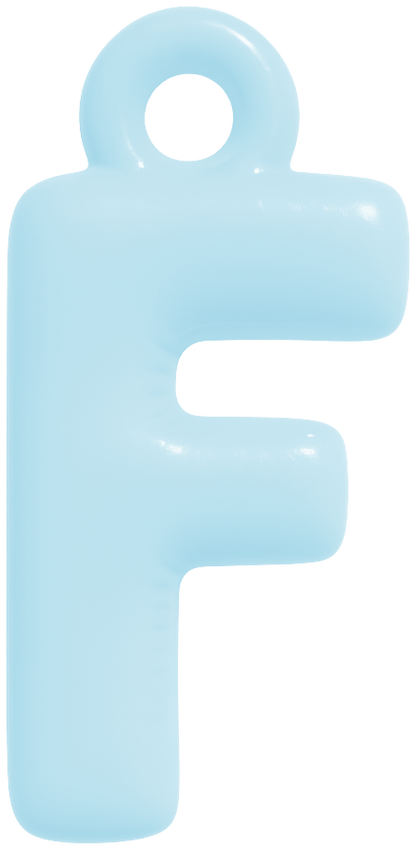 FUNKY LETTER CHARM A-M