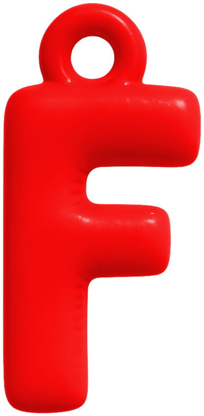 FUNKY LETTER CHARM A-M