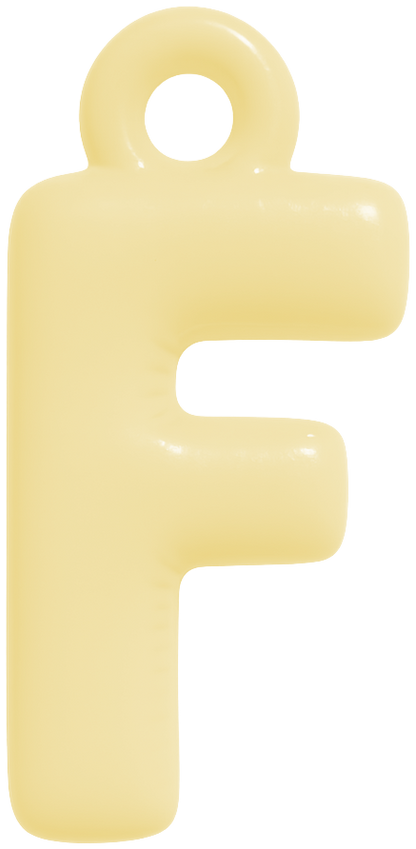 FUNKY LETTER CHARM A-M