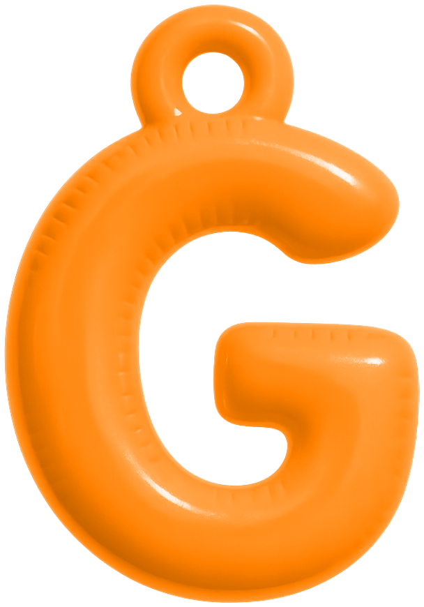 FUNKY LETTER CHARM A-M