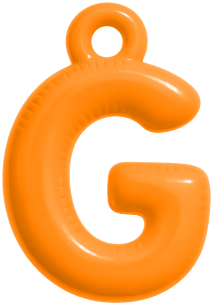 FUNKY LETTER CHARM A-M