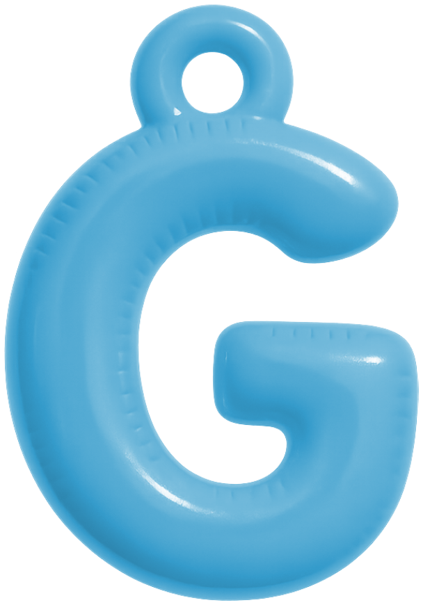 FUNKY LETTER CHARM A-M