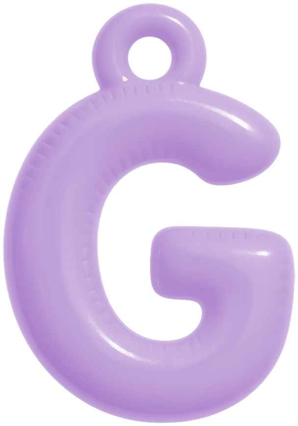 FUNKY LETTER CHARM A-M