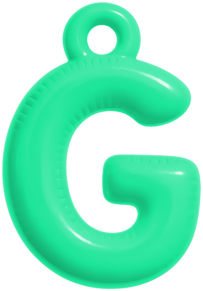 FUNKY LETTER CHARM A-M