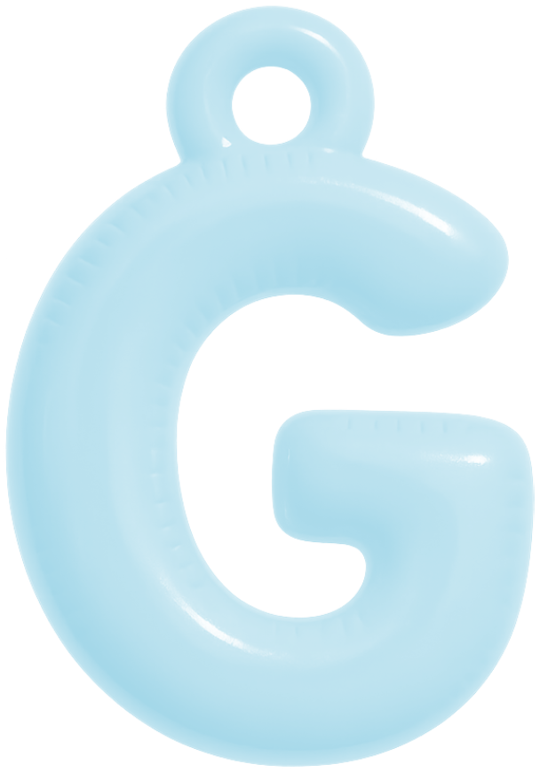 FUNKY LETTER CHARM A-M