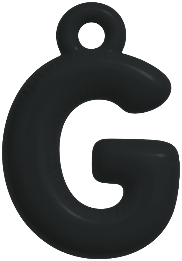 FUNKY LETTER CHARM A-M