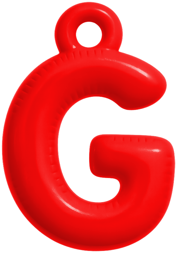 FUNKY LETTER CHARM A-M