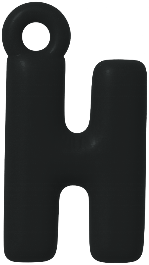 FUNKY LETTER CHARM A-M