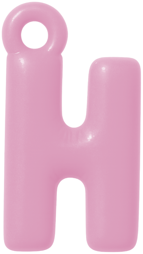 FUNKY LETTER CHARM A-M