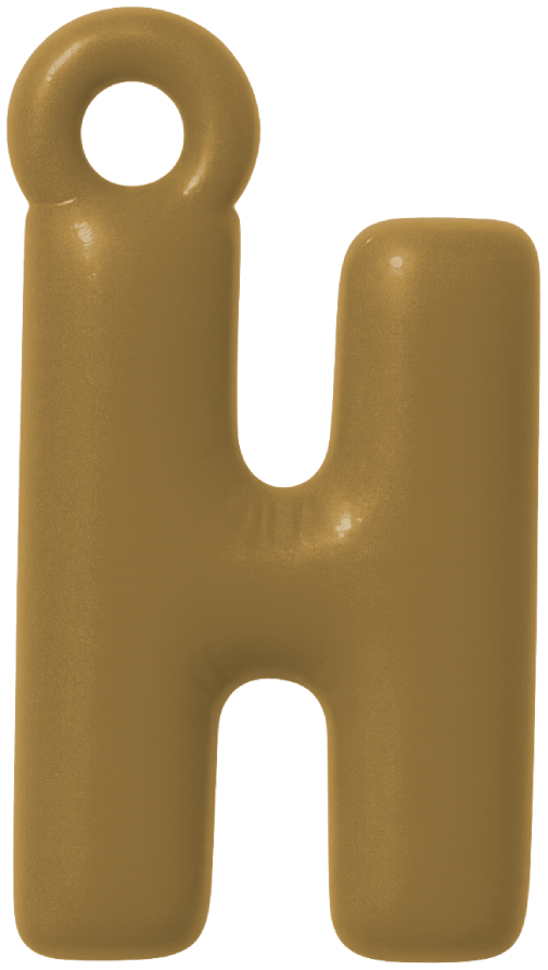 FUNKY LETTER CHARM A-M