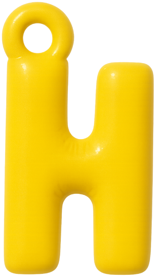 FUNKY LETTER CHARM A-M