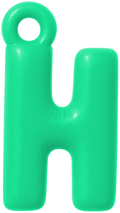 FUNKY LETTER CHARM A-M