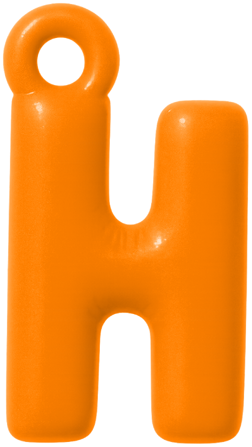 FUNKY LETTER CHARM A-M