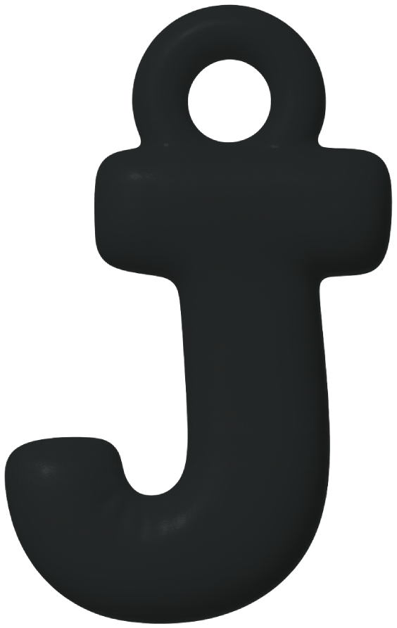 FUNKY LETTER CHARM A-M