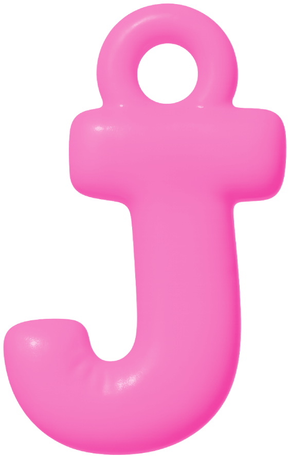 FUNKY LETTER CHARM A-M