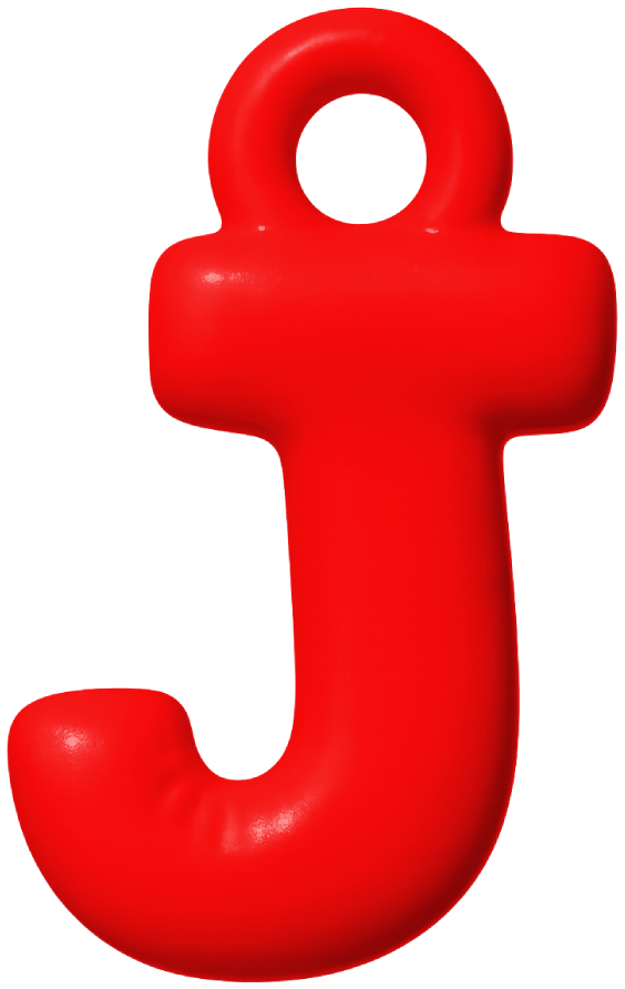 FUNKY LETTER CHARM A-M