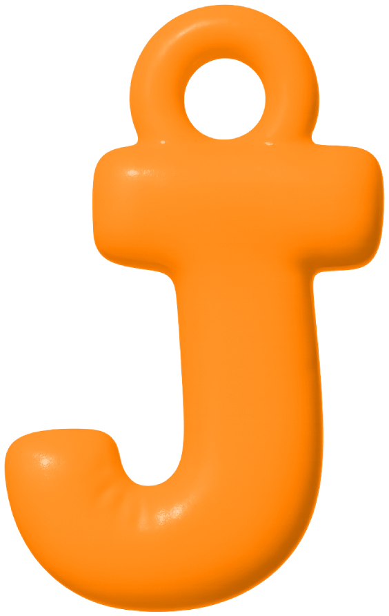 FUNKY LETTER CHARM A-M