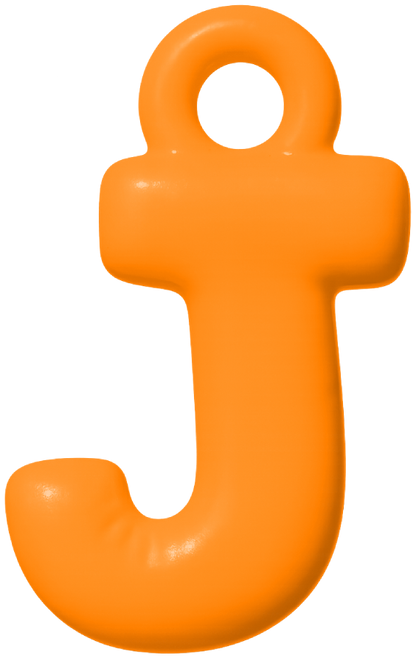 FUNKY LETTER CHARM A-M