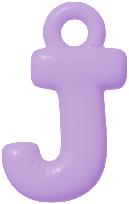 FUNKY LETTER CHARM A-M