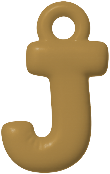 FUNKY LETTER CHARM A-M