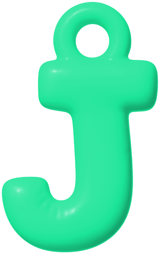 FUNKY LETTER CHARM A-M