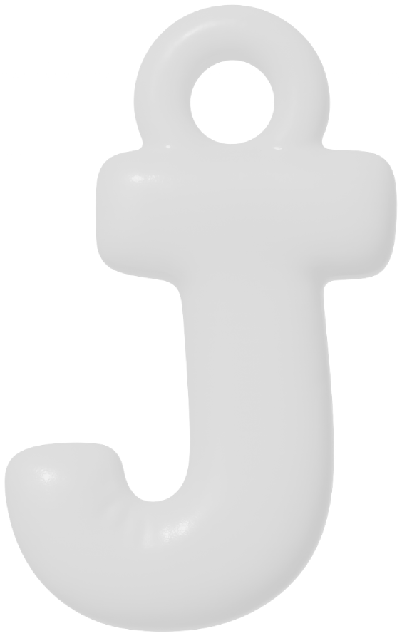 FUNKY LETTER CHARM A-M