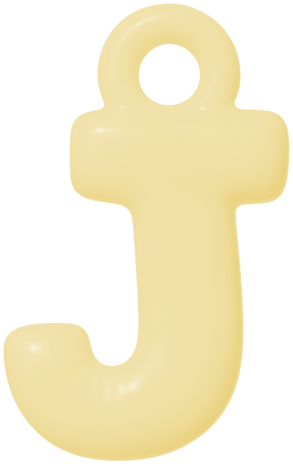 FUNKY LETTER CHARM A-M