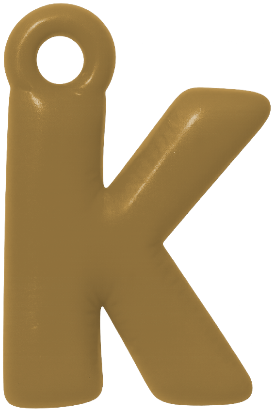 FUNKY LETTER CHARM A-M