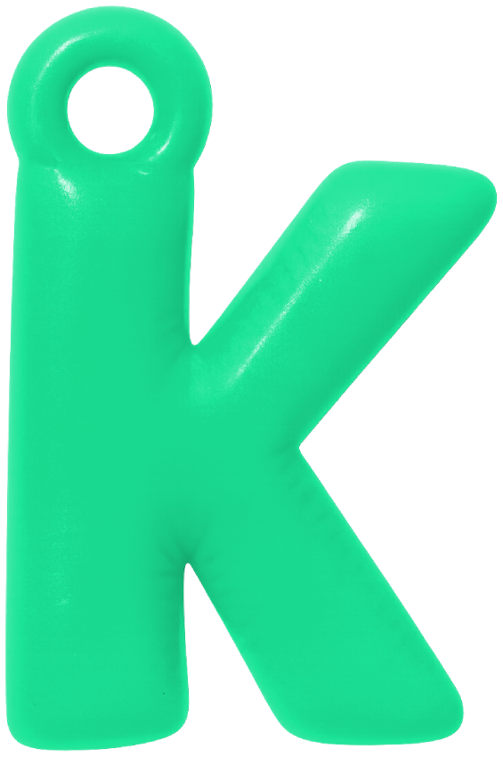 FUNKY LETTER CHARM A-M