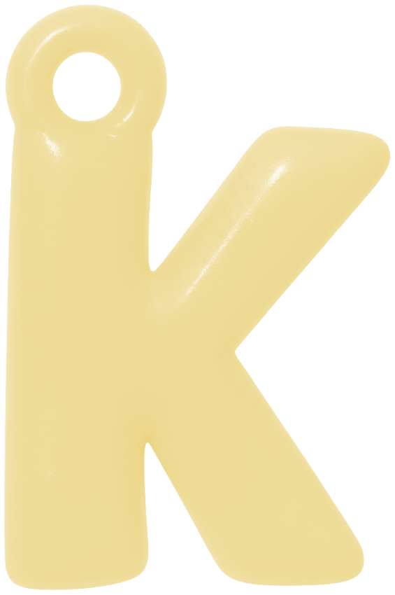 FUNKY LETTER CHARM A-M