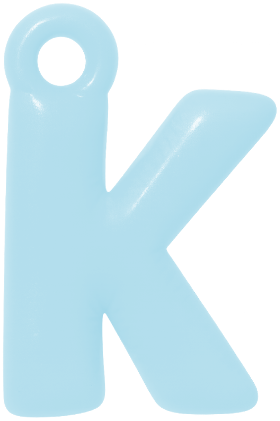 FUNKY LETTER CHARM A-M