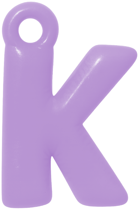 FUNKY LETTER CHARM A-M