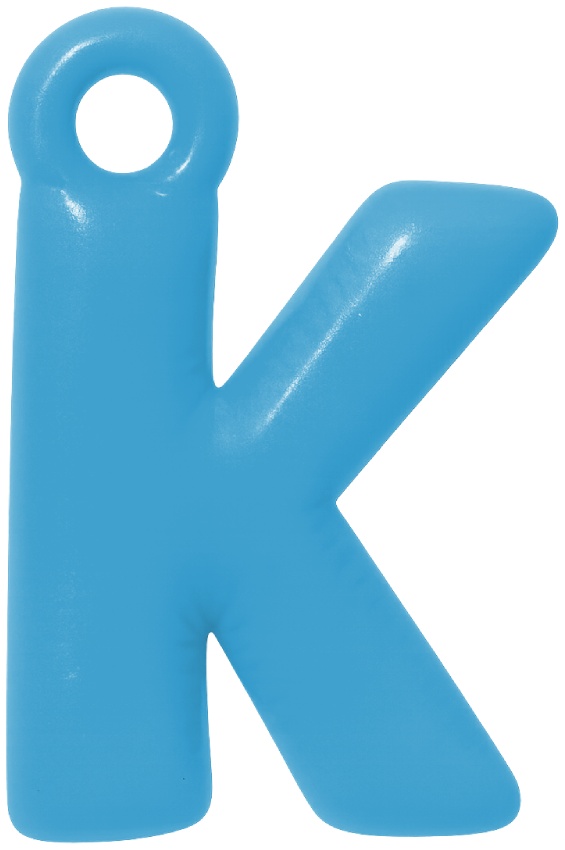 FUNKY LETTER CHARM A-M