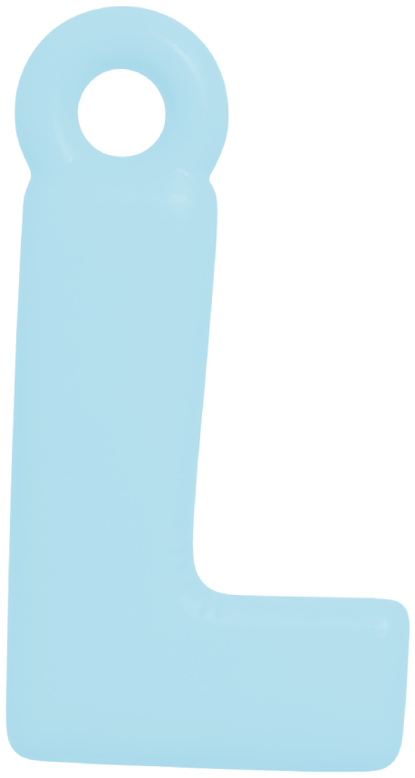 FUNKY LETTER CHARM A-M