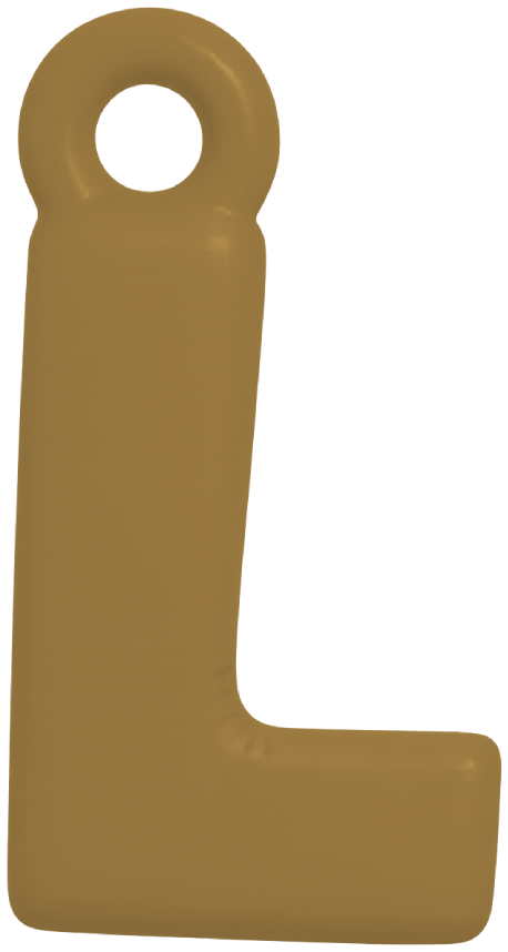 FUNKY LETTER CHARM A-M