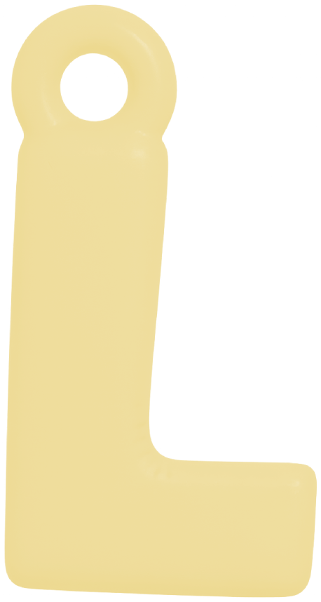 FUNKY LETTER CHARM A-M