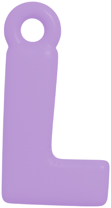 FUNKY LETTER CHARM A-M