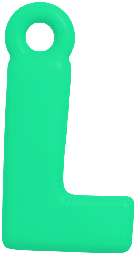 FUNKY LETTER CHARM A-M