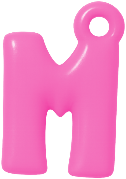 FUNKY LETTER CHARM A-M