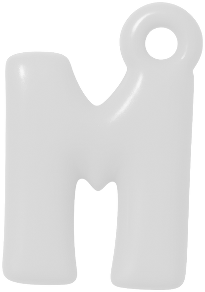 FUNKY LETTER CHARM A-M