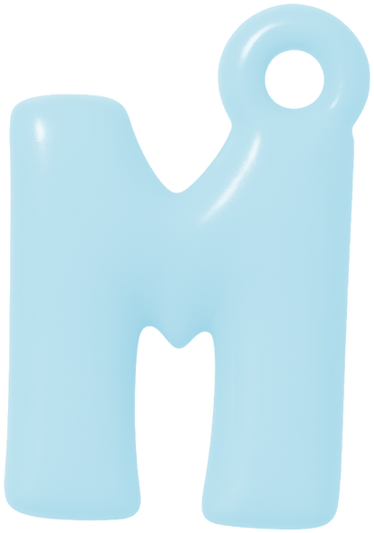 FUNKY LETTER CHARM A-M